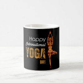 Taza De Café Día Internacional del Yoga