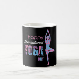 Taza De Café Día Internacional del Yoga