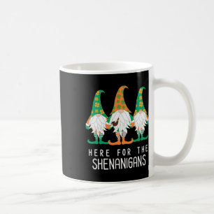 Taza De Café Día irlandés de St Patrick Gnome Shenanigan Leprec