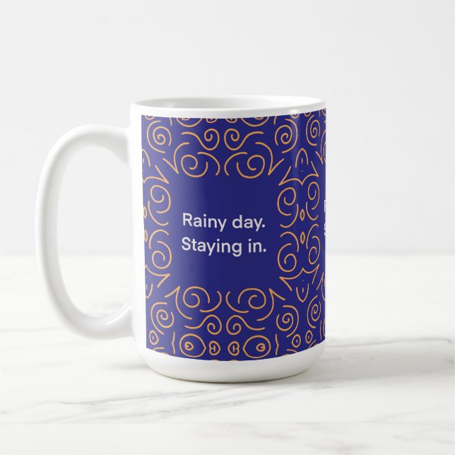 Taza De Café Día lluvioso Espresso Mug (Izquierda)