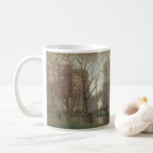 Taza De Café Día lluvioso, Madison Square, Nueva York, Paul Cor