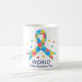 Taza De Café Día Mundial de Conciencia sobre el Autismo
