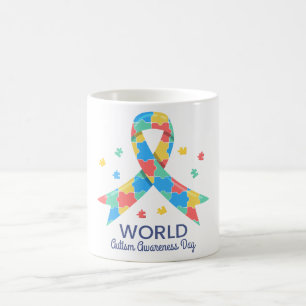 Taza De Café Día Mundial de Conciencia sobre el Autismo