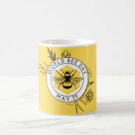Taza De Café Día Mundial de la Abeja