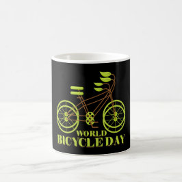 Taza De Café Día Mundial de la Bicicleta
