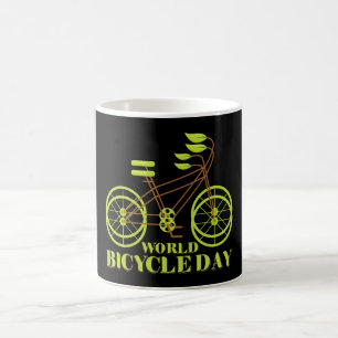 Taza De Café Día Mundial de la Bicicleta
