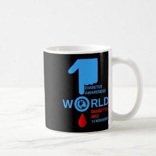 Taza De Café Día Mundial de la Diabetes 2023 Diabetes Tipo 1 Ti