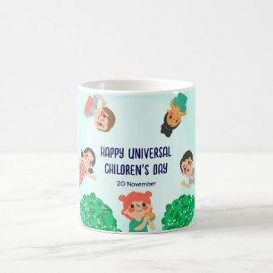 Taza De Café Día Mundial de la Infancia Día Universal del Niñ
