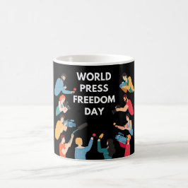 Taza De Café Día Mundial de la Libertad de Prensa