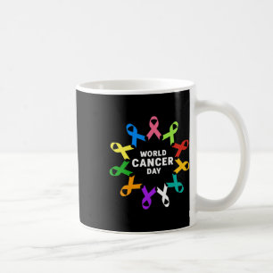Taza De Café Día Mundial del Cáncer - Conciencia sobre el cánce