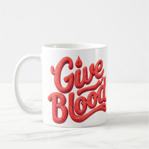 Taza De Café Día Mundial del Donante de Sangre - Glossy Blood D