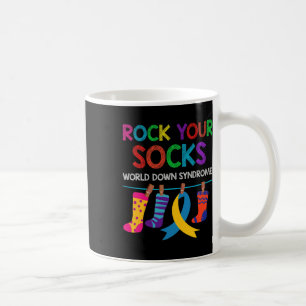 Taza De Café Día Mundial del Síndrome de Down Niños Niñas Rocke