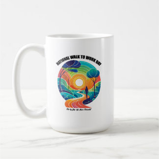 Taza De Café Día nacional de la marcha al trabajo