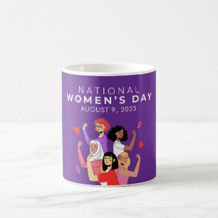 Taza De Café Día Nacional de la Mujer