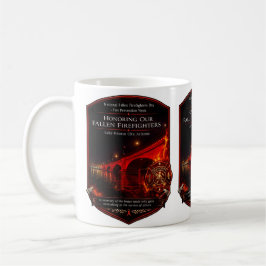 Taza De Café Día Nacional de los Bomberos Caídos London Bridge