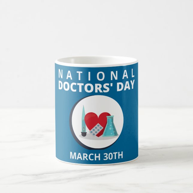 Taza De Café Día Nacional de los Médicas (Centro)