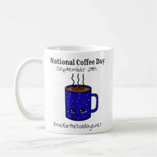 Taza De Café Día Nacional del Café 29 de septiembre Divertida