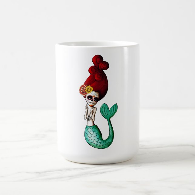 Taza De Café Día náutico de la sirena muerta (Centro)