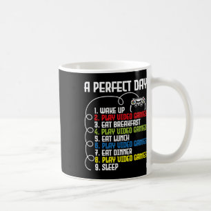 Taza De Café Día perfecto - Divertido juego de videojuegos 1
