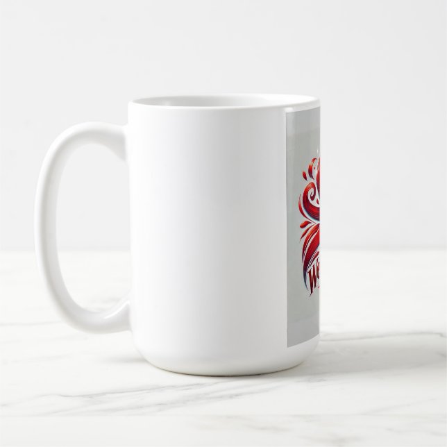 Taza De Café Día rojo del uso nacional (Izquierda)