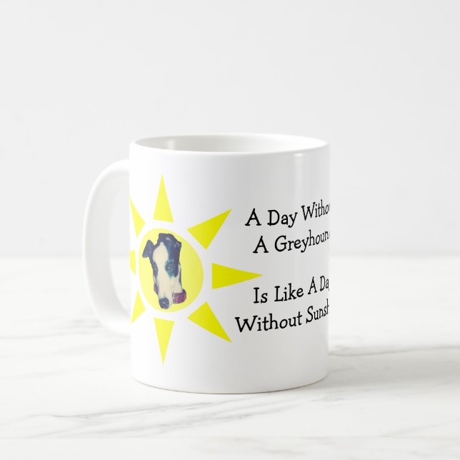 Taza De Café Día sin canino de galgo (Anverso izquierdo)