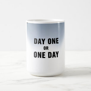 Taza De Café Día uno o Un Día