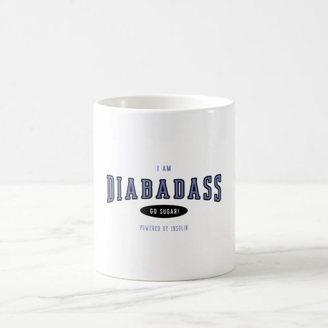 Taza De Café Diabadass Diabetes graciosa (Centro)
