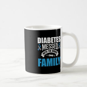 Taza De Café Diabetes Con La Familia Errónea T1D Tipo 1