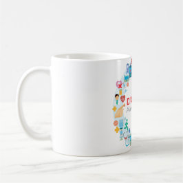 Taza De Café Diabetes Sensibilización Círculo Mug