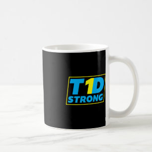 Taza De Café Diabetes TIPO 1 Conciencia fuerte