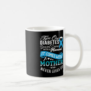 Taza De Café Diabetes Tipo Uno Para La Diabética De La Cinta Az