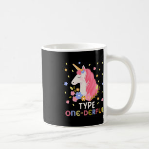 Taza De Café Diabeto tipo 1 de fundición de unicornio despectiv
