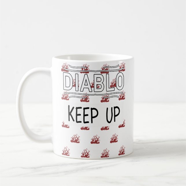 Taza De Café Diablo Taco Sauce (Izquierda)