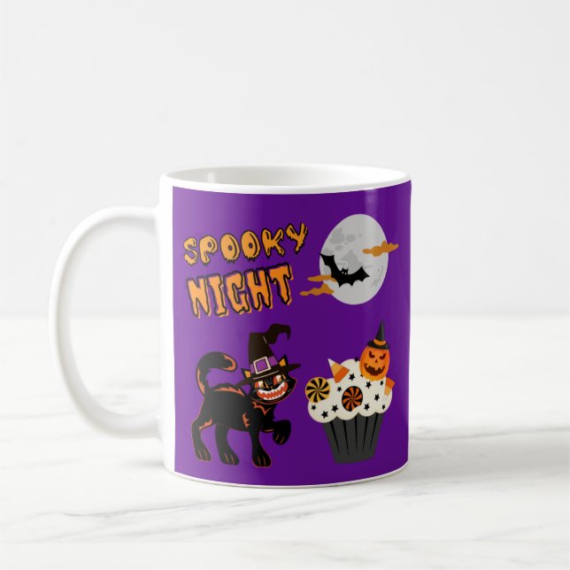 Taza De Café Diablos arbóreos, halloween (Izquierda)