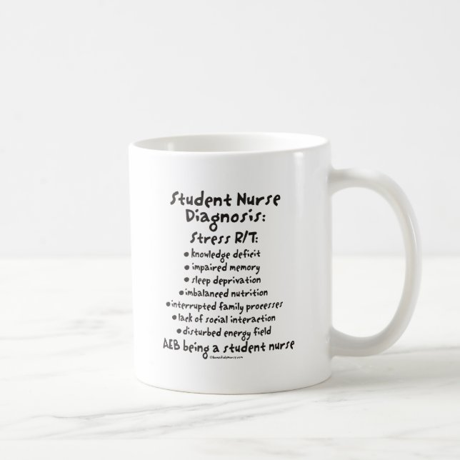 Taza De Café Diagnosis de la enfermera de estudiante: Tensión (Derecha)
