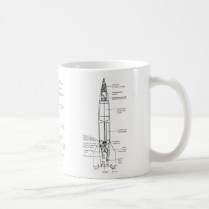Taza De Café Diagrama de Ojiva V2 Alemana