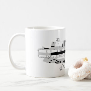 Taza De Café diagrama de taxis del aeropuerto de Santa Mónica