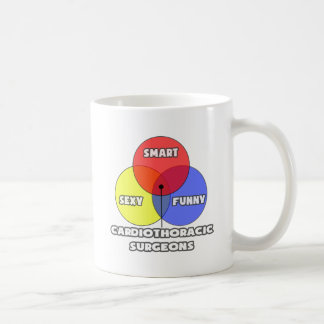 Taza De Café Diagrama de Venn.. Cirujanos Cardiotorácicos