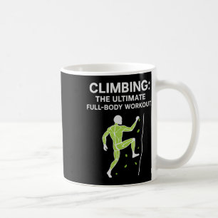Taza De Café Diagrama muscular de entrenamiento de cuerpo compl