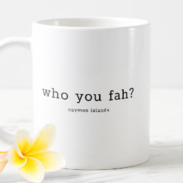 Taza De Café Dialecto Caimán humorístico a quien le das