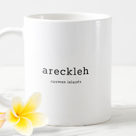 Taza De Café Dialecto divertido de las Islas Caimán, Atemleh