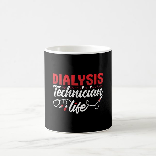 Taza De Café Diálisis Enfermera Diálisis Vida de un técnico Nef (Centro)