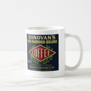 TAZA DE CAFÉ DIAMANTE ROJO