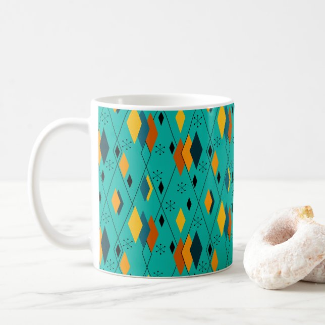 Taza De Café Diamantes atómicos (Con donut)