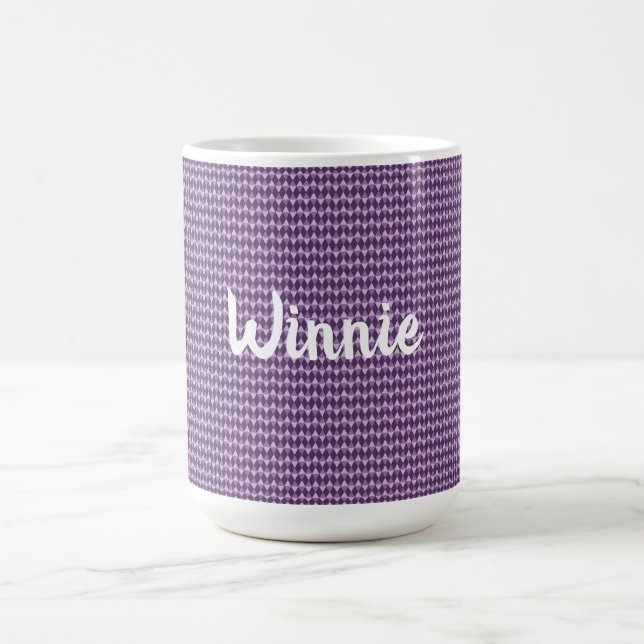 Taza De Café Diamantes púrpura (Centro)