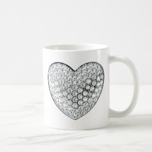Taza De Café Diamond Heart