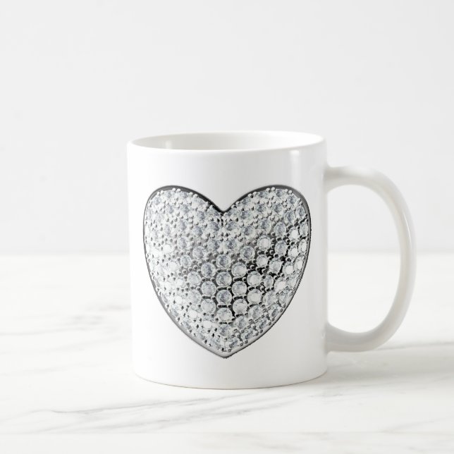 Taza De Café Diamond Heart (Derecha)