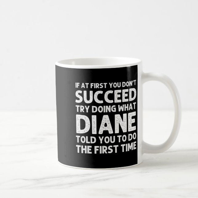 Taza De Café Diane Name D Birthday Funny Christmas J  (Derecha)