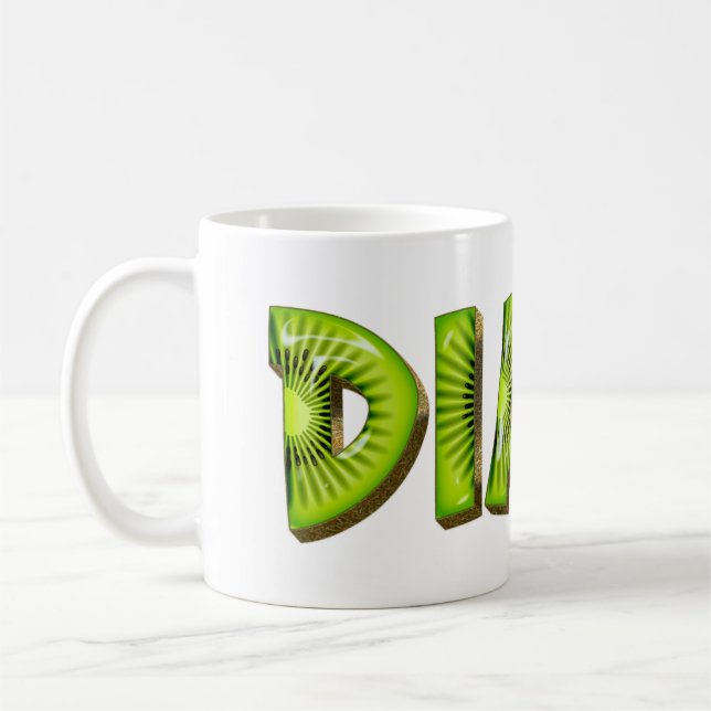 Taza De Café Diane Name Kiwi Style Tasse Teetasse Kaffeetasse (Izquierda)