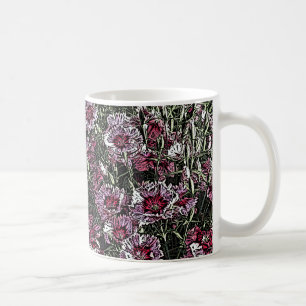 TAZA DE CAFÉ DIANTHUS FLOWERS